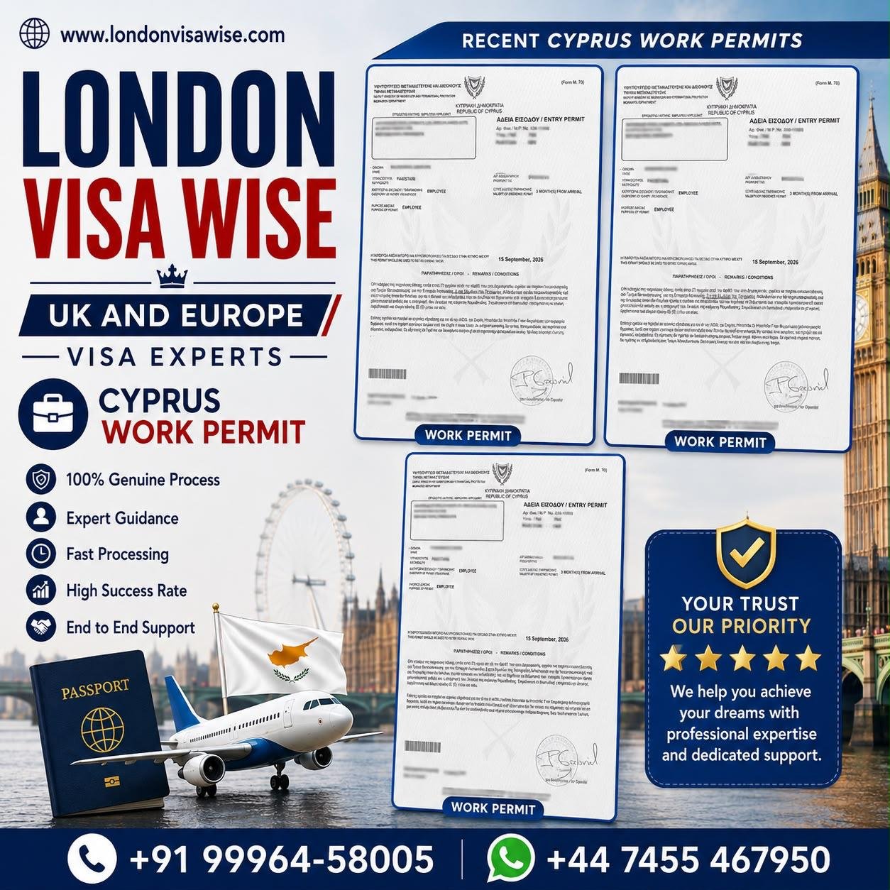 London Visa Wise client result 6