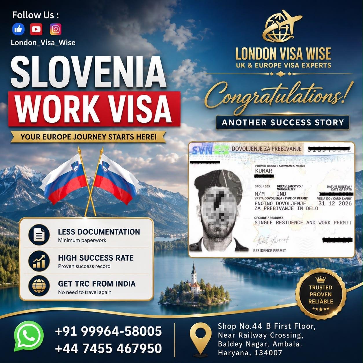 London Visa Wise client result 8